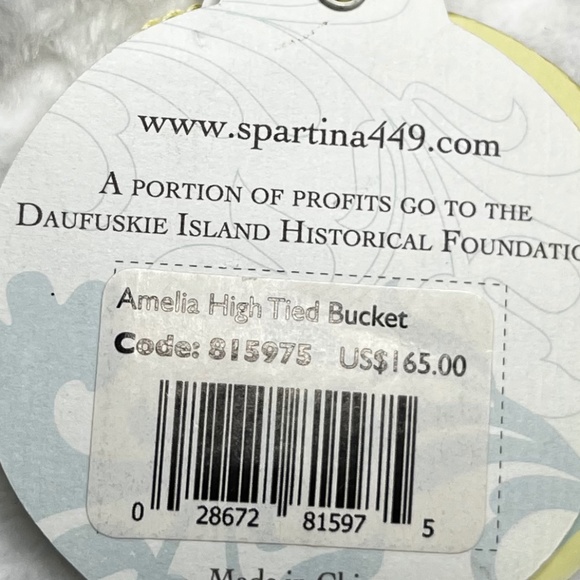 NWT - Spartina 449 Amelia High Tied Bucket - Picture 4 of 4